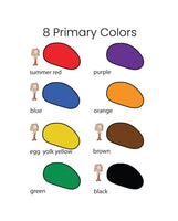 8 Colors of Crayon Rocks in a Muslin Bag -great starter set