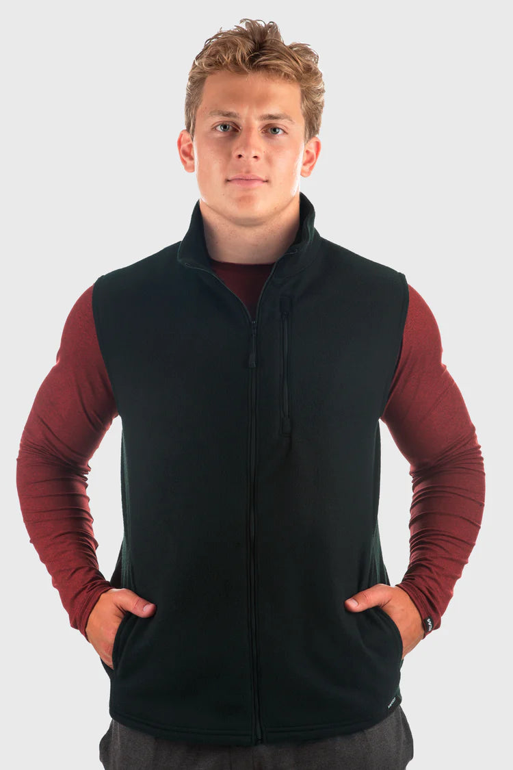 Polar Fleece Full Zip Vest Made in USA 892FVZB – MadeinUSAForever