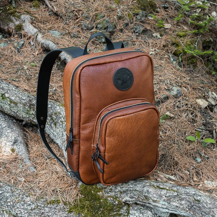 Bison Leather Standard Backpack LB-161 Made in USA – MadeinUSAForever