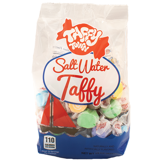 Salt Water Taffy Variety Pack (15 oz.) Made in USA