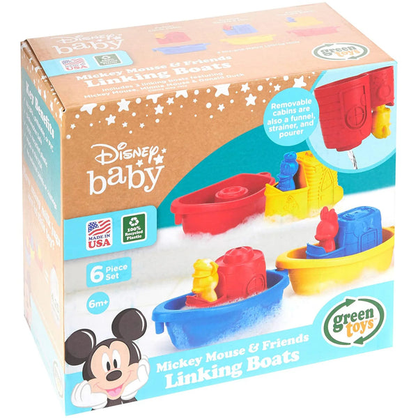 New Disney Baby Linking Boats Made in USA by Green Toys