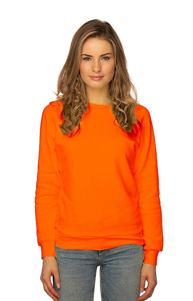 3099N Women's Fashion Fleece Neon Raglan Pullover Made in USA
