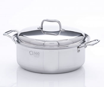 6Qt Stainless Steel Stockpot w/Cover USA Made