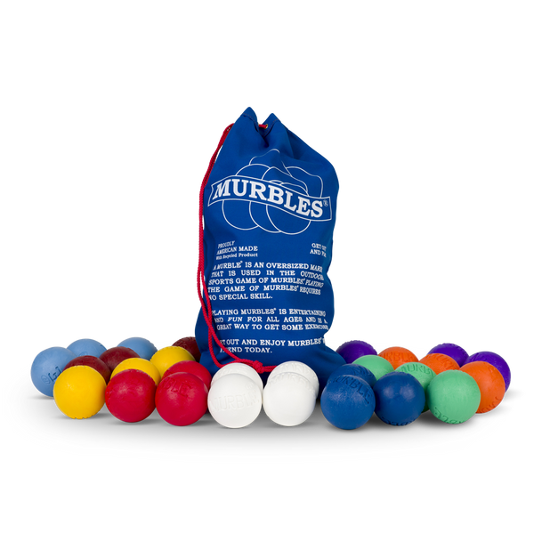 Murbles Game Large Tournament Set – Up to 8 Players – 28 balls Made in USA