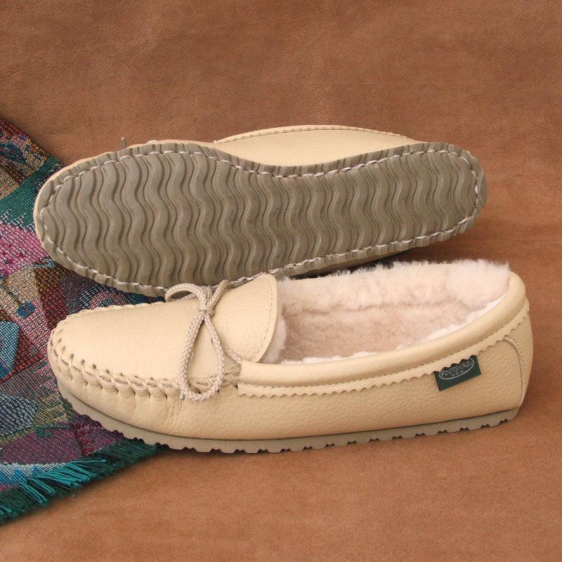 Women's CushionFlex Sole Sheepskin Slippers Made in USA by Footskin 2
