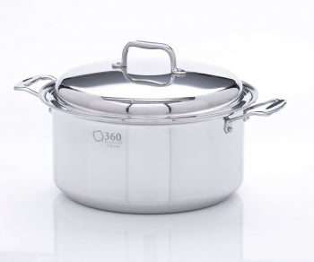 8Qt Stainless Steel Stockpot w/Cover USA Made