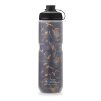 Breakaway® Muck Insulated Water Bottle 24 oz Shatter Charcoal/Copper by Polar Bottle Made in USA
