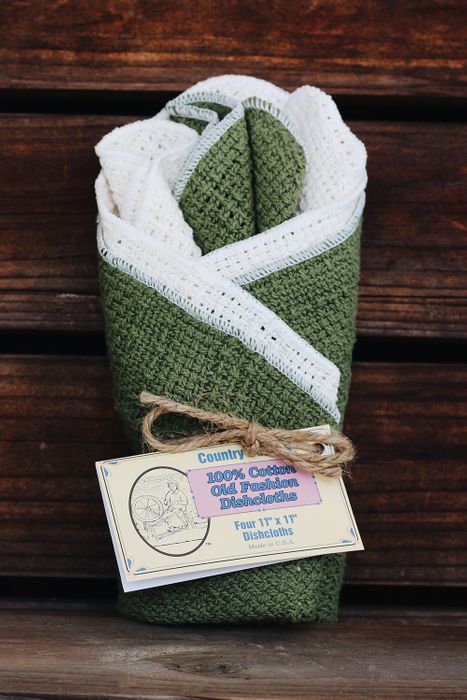 Country Cottons — 100% Cotton Old Fashion Dishcloths
