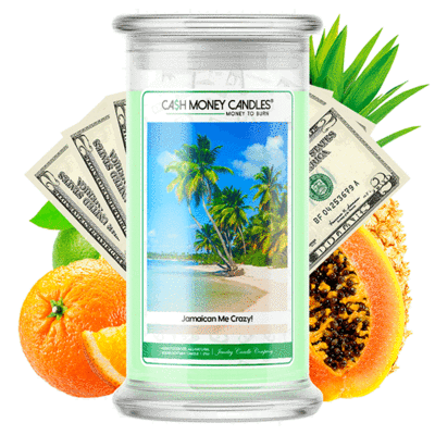 Jamaican Me Crazy Cash Money Candles Made in USA