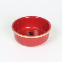 NEW! Set of 2 Small Cherry Brookline Pet Bowls by Emerson Creek Pottery Made in USA 0152780x2pc