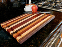 Sale: Hardwood Cutting Board - Medium 18" x 12" x 1" Made in USA