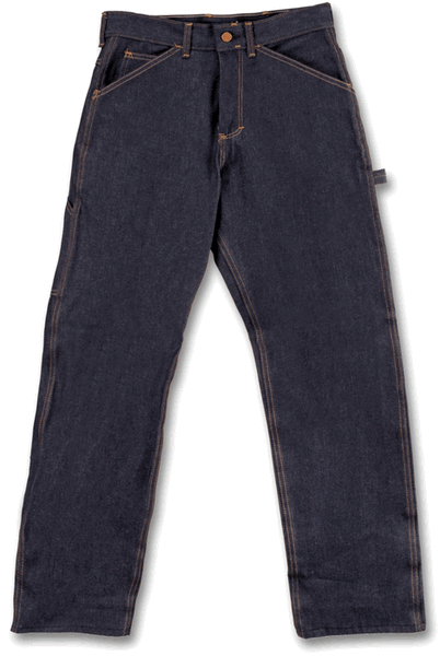 Rigid Classic Carpenter Work Dungaree Jeans by ROUND HOUSE® #101 Made in USA