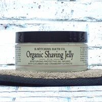Clearance: Organic Shaving Jelly 8 oz by B.Witching Bath Co. Made in USA SJ505