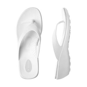 Women'sOkabashi Splash wom flip flop heel sandal white