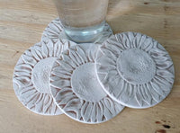 NEW! Sunflower Coasters Set of 4 by Liberty Tabletop Made in USA