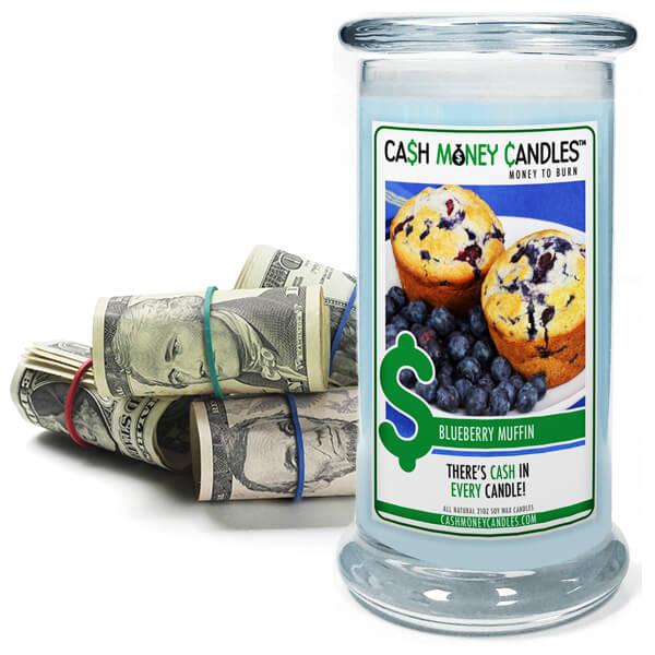 Blueberry Muffin Cash Money Candles Made in USA