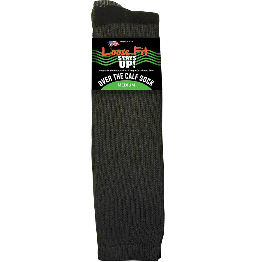 Sale: 6-Pack Loose Fit Stays Up Over the Calf Knee-Hi Socks Made in US MadeinUSAForever Sale: 6-Pack Loose Fit Stays Up Over the Calf Knee-Hi Socks Made in US MadeinUSAForever