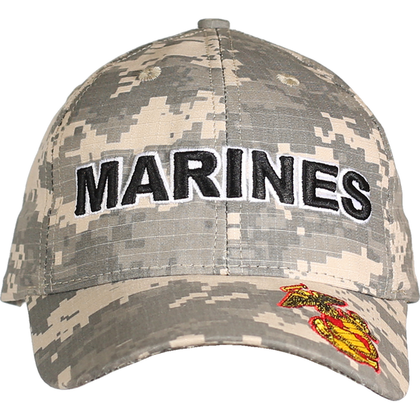 Clearance: Marines Digital Camo Cap Made in USA
