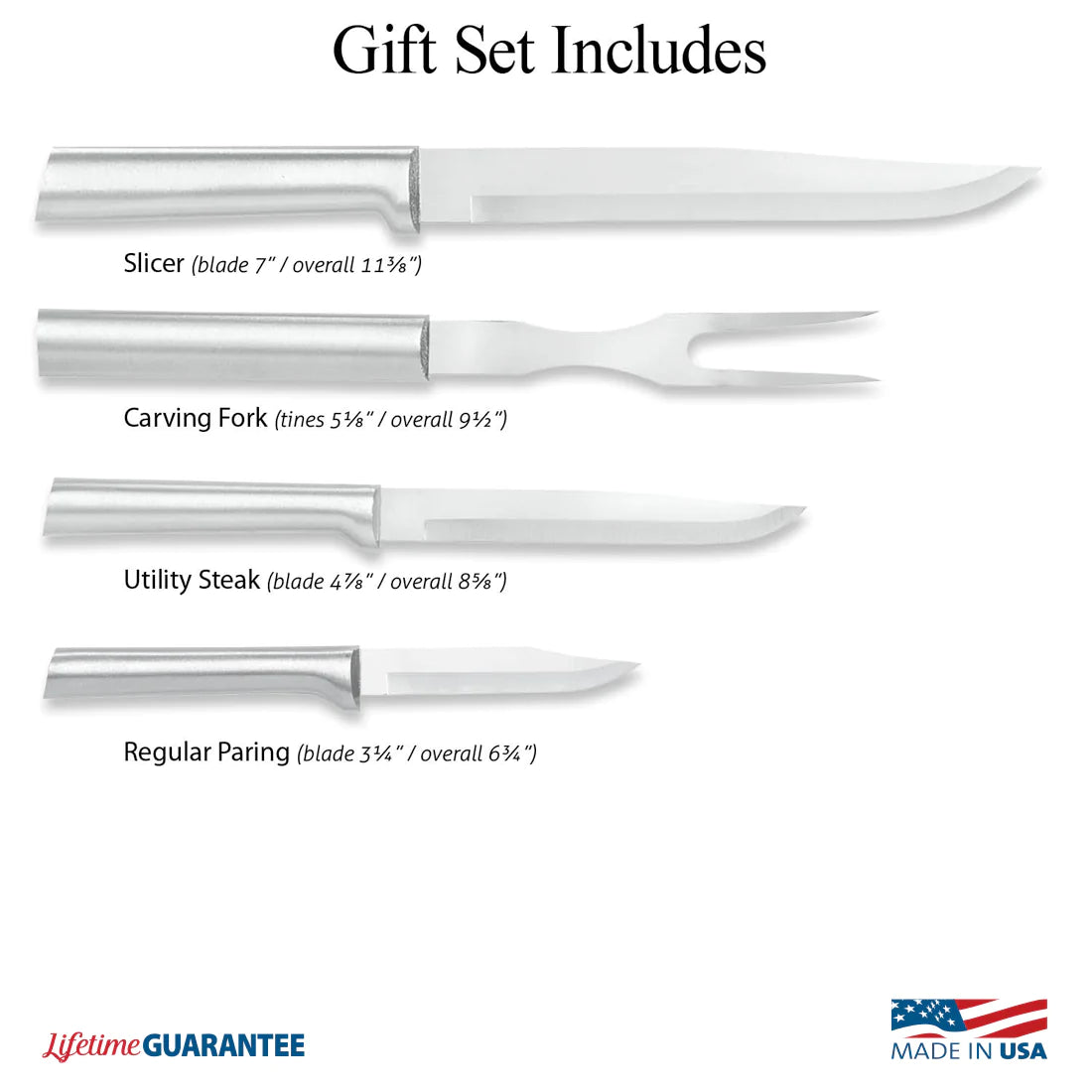New 6 pc Forever Sharp Surgical Stainless Steel Knife set Carving, filet,  paring