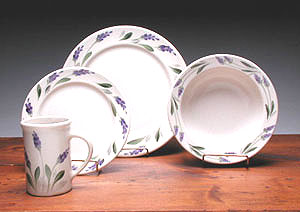 Lavender Dinner Set American-Made by Emerson Creek Pottery