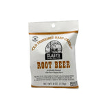 Claeys Old Fashioned Hard Candy Root Beer Drop 6oz Bag, 12ct