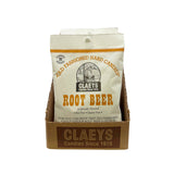 Claeys Old Fashioned Hard Candy Root Beer Drop 6oz Bag, 12ct