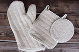 100% Cotton Oven Mitts and Pot Holders: Square Pot Holder