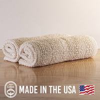 Kitchen Towels 2 Pack: Yellow/White