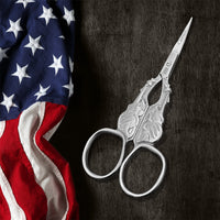 Sale: Lady Liberty Scissors & Leather Case Made in USA
