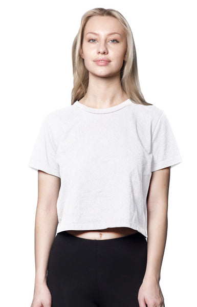 2-Pack of Premium Crop Tees Made in USA 14011