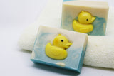 2-Pack Organic Rubber Ducky Handmade Soap (Meyer Lemon) 5.5oz Each