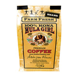 New: 2-Pack Hula Girl 100% Kona Coffee 7oz Each (14oz in total) Grounded