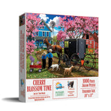 0851 Cherry Blossom Time 1000 pc Puzzle Made in USA