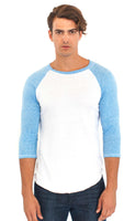 Men's/Unisex 2-Pack Americana Raglan Baseball Shirt Made in USA