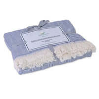 100% Cotton Patterned Throw Blankets – 58″ x 62″: Natural Diamond