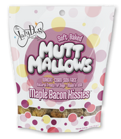 2-Pack Maple Bacon Kissies Mutt Mallow Soft Dog Treats by The Lazy Dog Made in USA