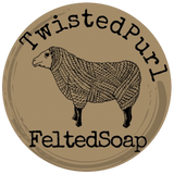 2-Pack Felted Soap AMERICANA Blended with Red White & Blue Made in USA