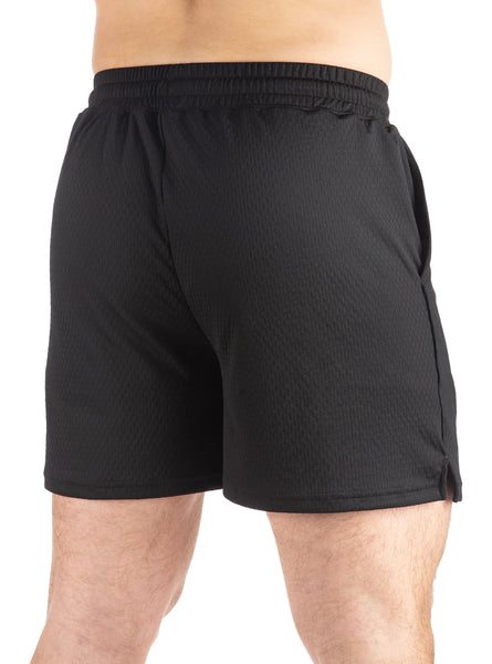 Illusion Mesh Workout Shorts 281MLSB Made in USA (One Pair)