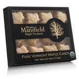 2-Pack Quarter Pound Box Organic Pure Vermont Maple Sugar Candy Made in USA