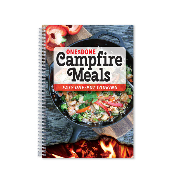 One & Done Campfire Meals Cookbook & Ideas 2925 Made in USA