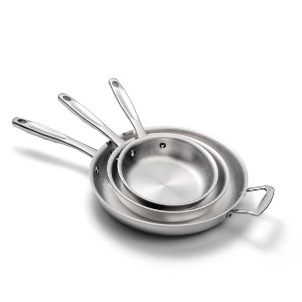 Flash Sale: 3- Piece Fry Pan Set by 360 Cookware Made in USA