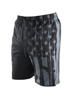 Eagle Flag Pocketed Swim Trunk 389BSPB Made in USA