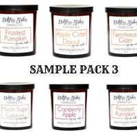 New Fall Scents Candle 3-Pack Samplers - 10 oz. Candles Made in USA