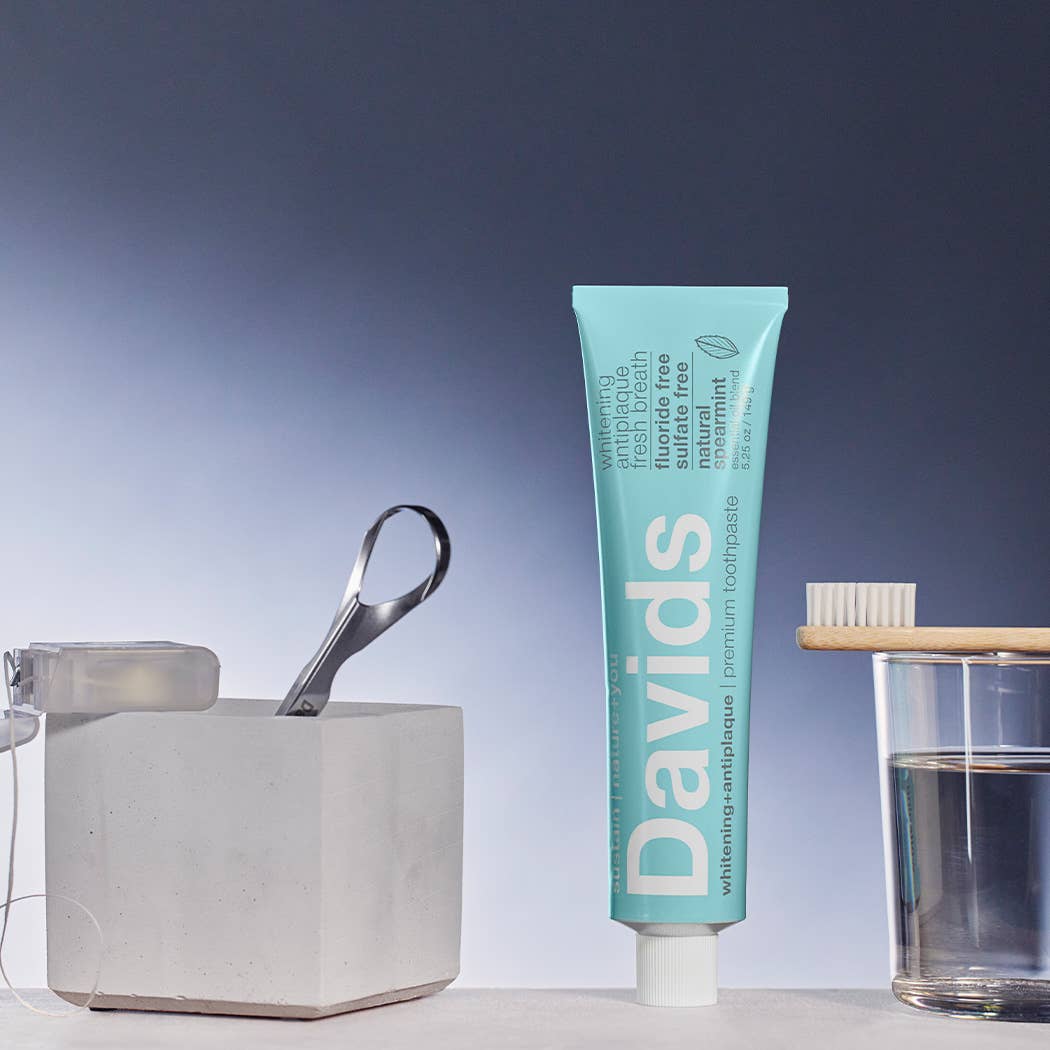 Davids premium toothpaste / spearmint – MadeinUSAForever