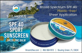 Sport Sunscreen Zinc Balm | SPF 40 Made in USA