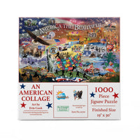 An American Collage 1000 pc Puzzle 0742 Made in USA