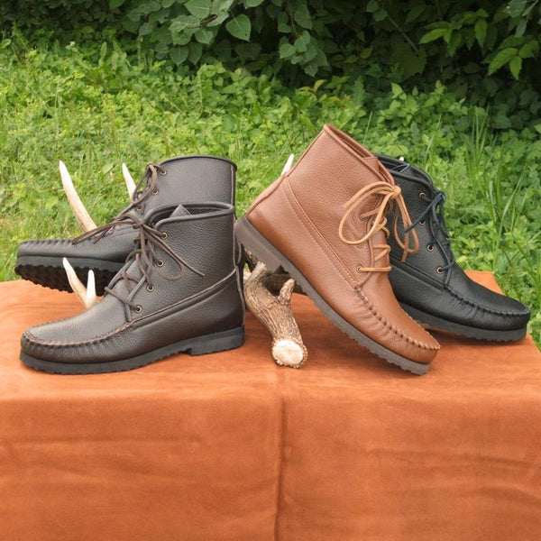 New Men's Deertan Walking Boots Made in USA by Footskins #1540-CFS