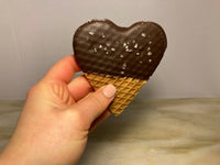 Stroopwafel Valentine Hearts: 6-Pack  Chocolate Dipped Made in USA Treat