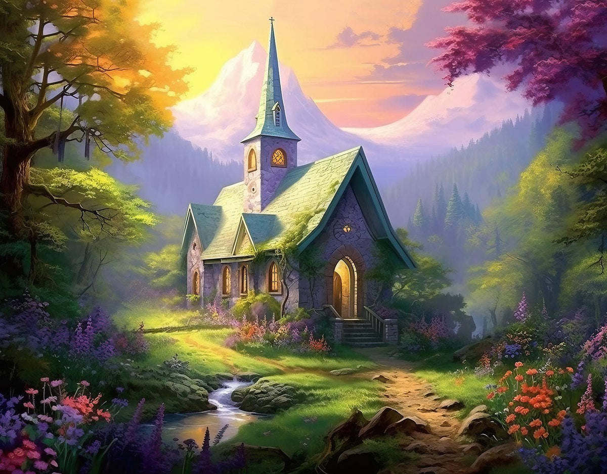 New: 0142 Splendor in His Name 1000 pc Puzzle – MadeinUSAForever