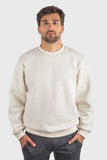 New Fleece Crew Cream Sweatshirt 692CHCC Made in USA